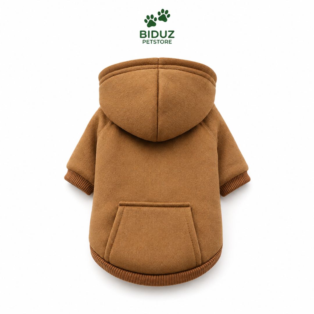 Moletom Pet com Capuz e Bolso para Cães e Gatos – Confortável e Estiloso