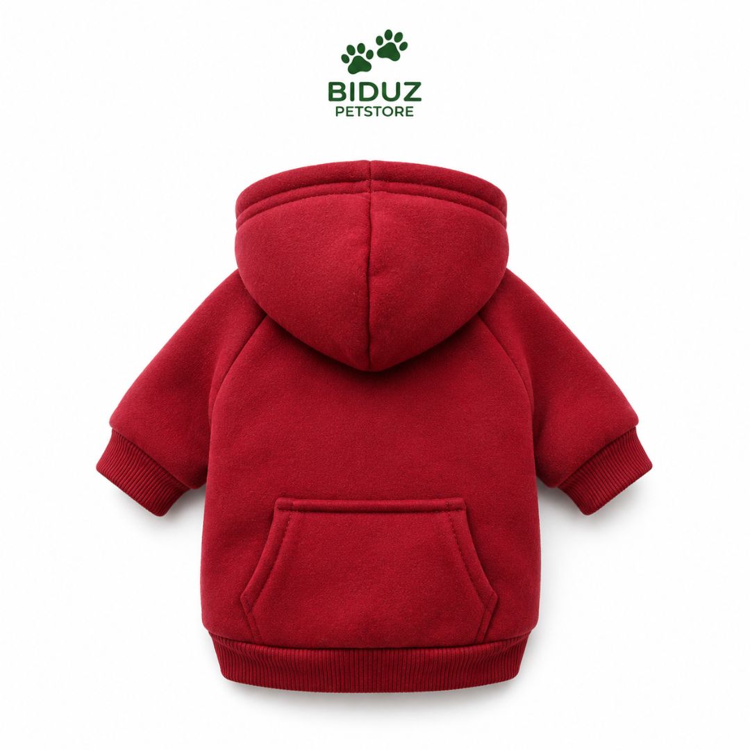 Moletom Pet com Capuz e Bolso para Cães e Gatos – Confortável e Estiloso
