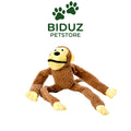 Brinquedo Macaco de Pelúcia para Cães | Interativo, Macio e Ideal para Brincadeiras