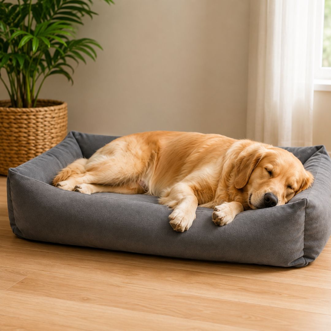 Cama Pet com Fundo Impermeável | Caminha Aconchegante para Cães e Gatos | 50x50 e 80x60