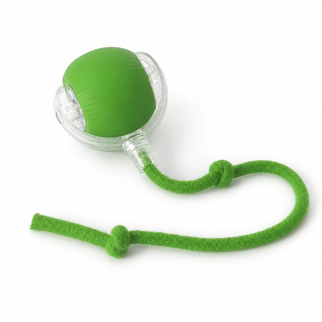 Bola Interativa Inteligente para Gatos com Movimento Automático, Cauda e Luz LED | Brinquedo Recarregável USB