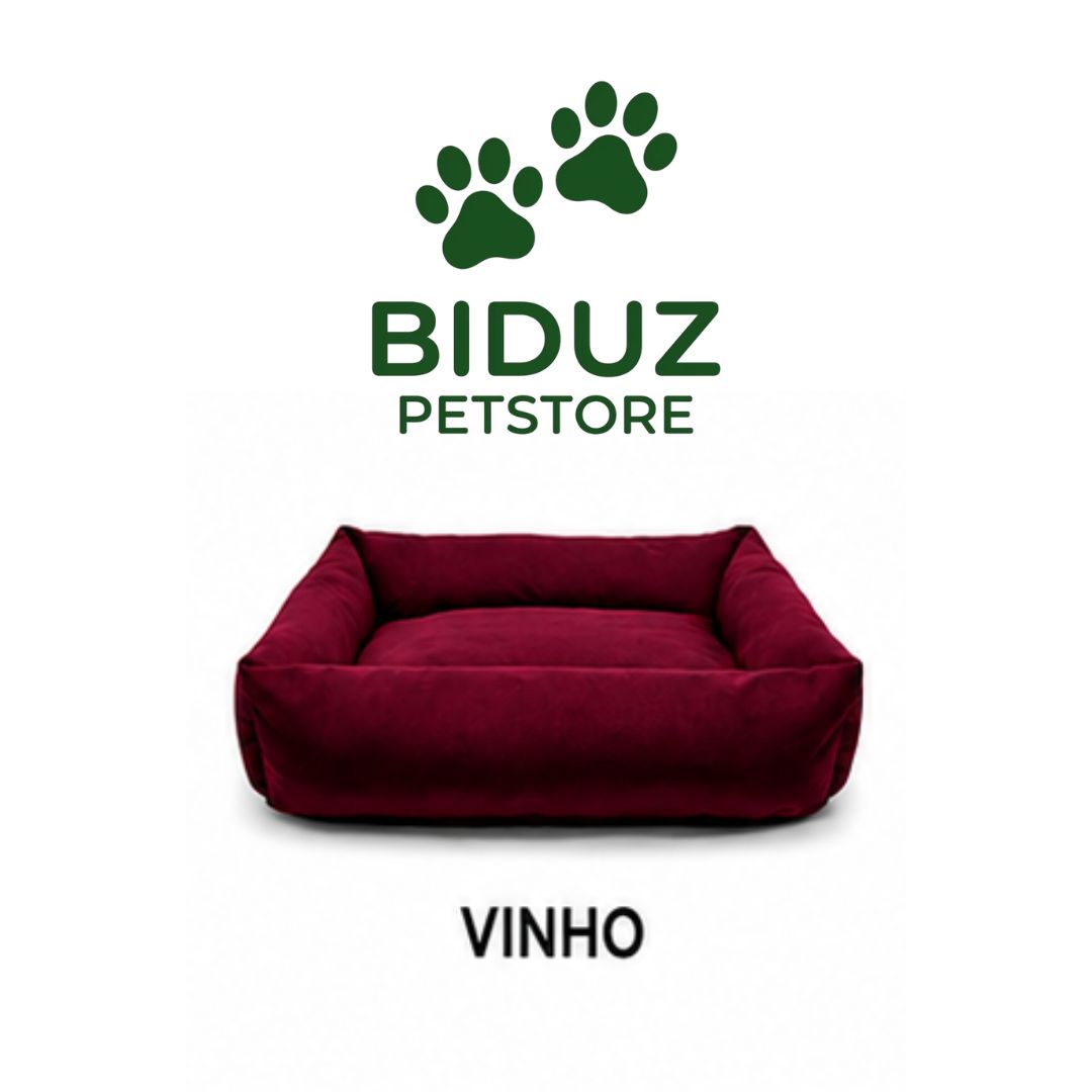 Cama Pet com Fundo Impermeável | Caminha Aconchegante para Cães e Gatos | 50x50 e 80x60