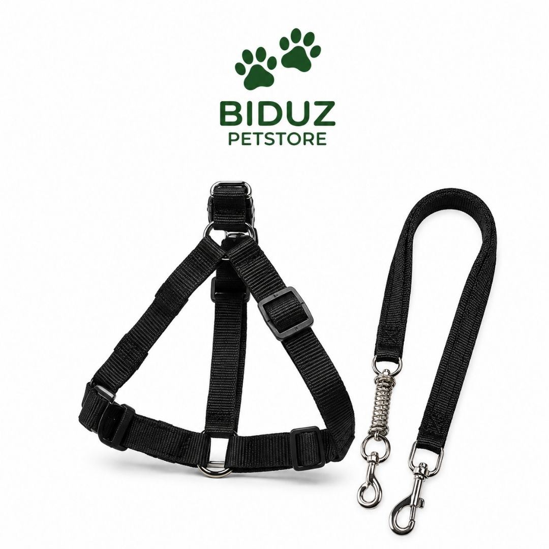 Kit Peitoral Ajustável com Guia para Cães Médios e Grandes – Reforçado e Confortável