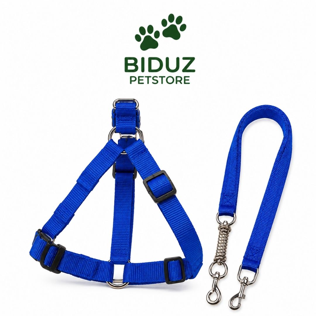 Kit Peitoral Ajustável com Guia para Cães Médios e Grandes – Reforçado e Confortável
