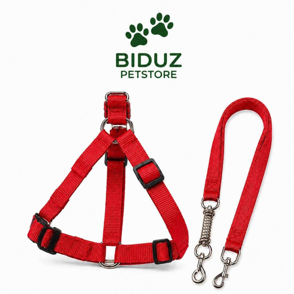 Kit Peitoral Ajustável com Guia para Cães Médios e Grandes – Reforçado e Confortável