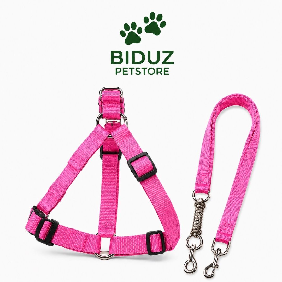 Kit Peitoral Ajustável com Guia para Cães Médios e Grandes – Reforçado e Confortável