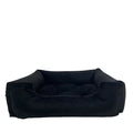 Cama Pet Retangular em Suede com Almofada e Enchimento Removíveis | Caminha Antialérgica para Cães e Gatos